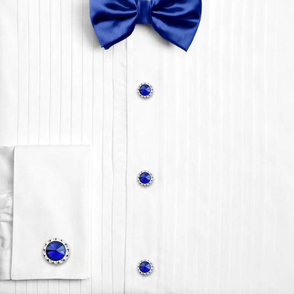 CowLost | clothing-accessories-hawson-royal-blue-gemstone-cufflinks-tuxedo-studs-set-for-men-formal-wear |5