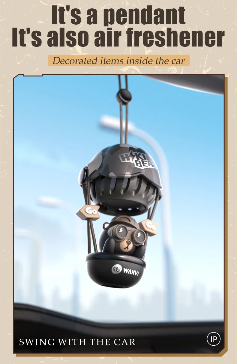 CowLost | product_id-balloon-bear-car-air-freshener-pendant-rearview-mirror-ornament |8