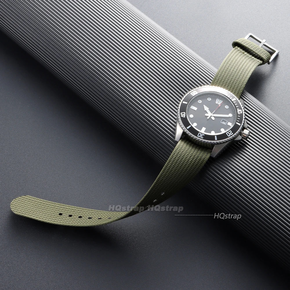 CowLost | product_id-hqstrap-nylon-army-sports-watch-bands-18-24mm-pin-buckle-brown-green-black |5