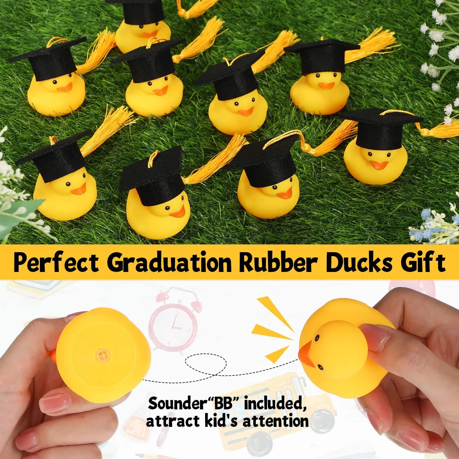 CowLost | product_id-24-pack-graduation-rubber-ducks-with-tassel-caps-party-favors-decoration |2