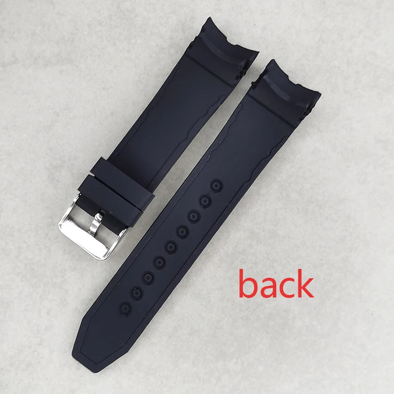 Soft Waterproof Silicone Watch Strap for Seiko & Rolex 22/24/26mm Replacement Bracelet