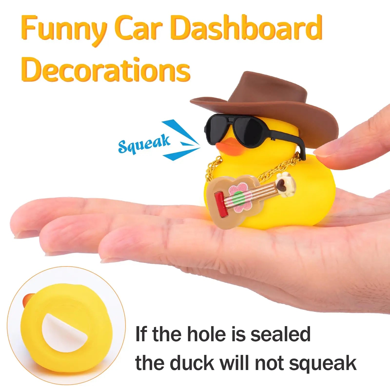 CowLost | product_id-car-dashboard-rubber-duck-with-cowboy-hat-cute-gag-ornament |6