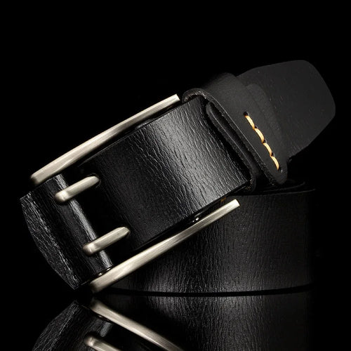 CowLost | 4cm-wide-vintage-style-pin-buckle-genuine-leather-belts-for-men |2