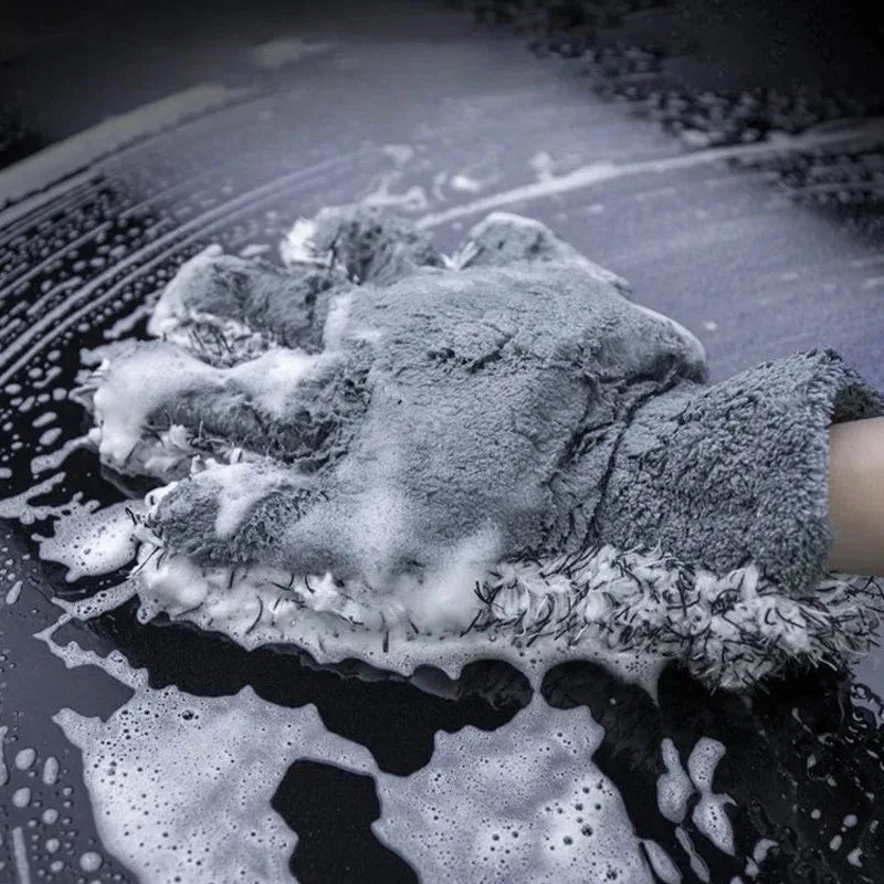 CowLost | car-wash-brushes-product_id-yiju-double-sided-plush-microfiber-car-wash-gloves-cleaning-mitt |2