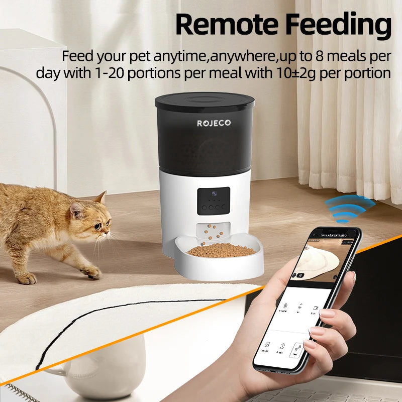 CowLost | 3d-printer-accessories-rojeco-3l-smart-automatic-cat-feeder-with-720p-camera |4
