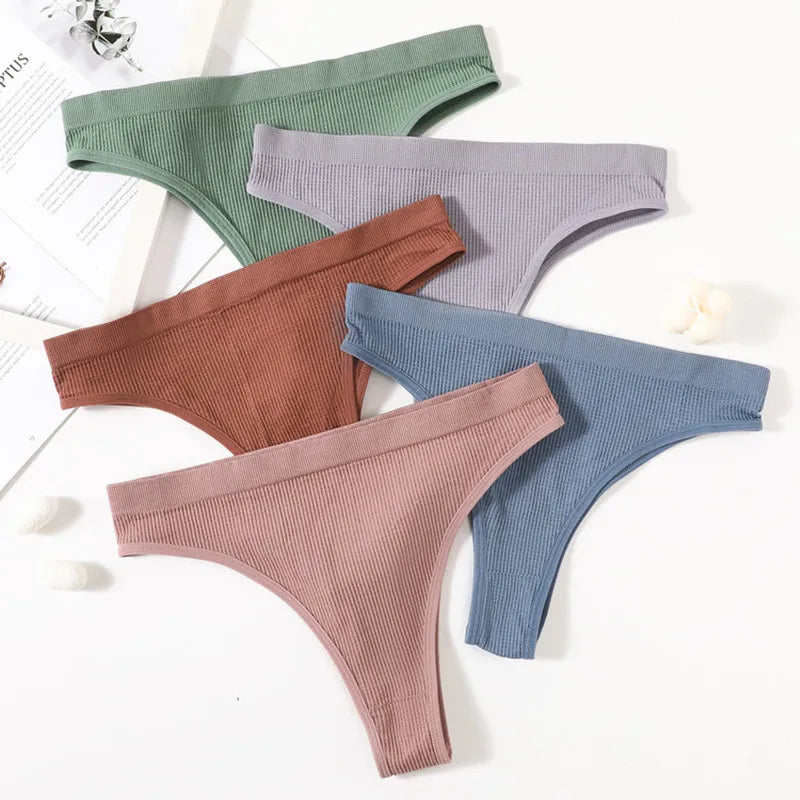 CowLost | product_id-2-pack-womens-low-rise-seamless-breathable-solid-color-briefs-m-l |7