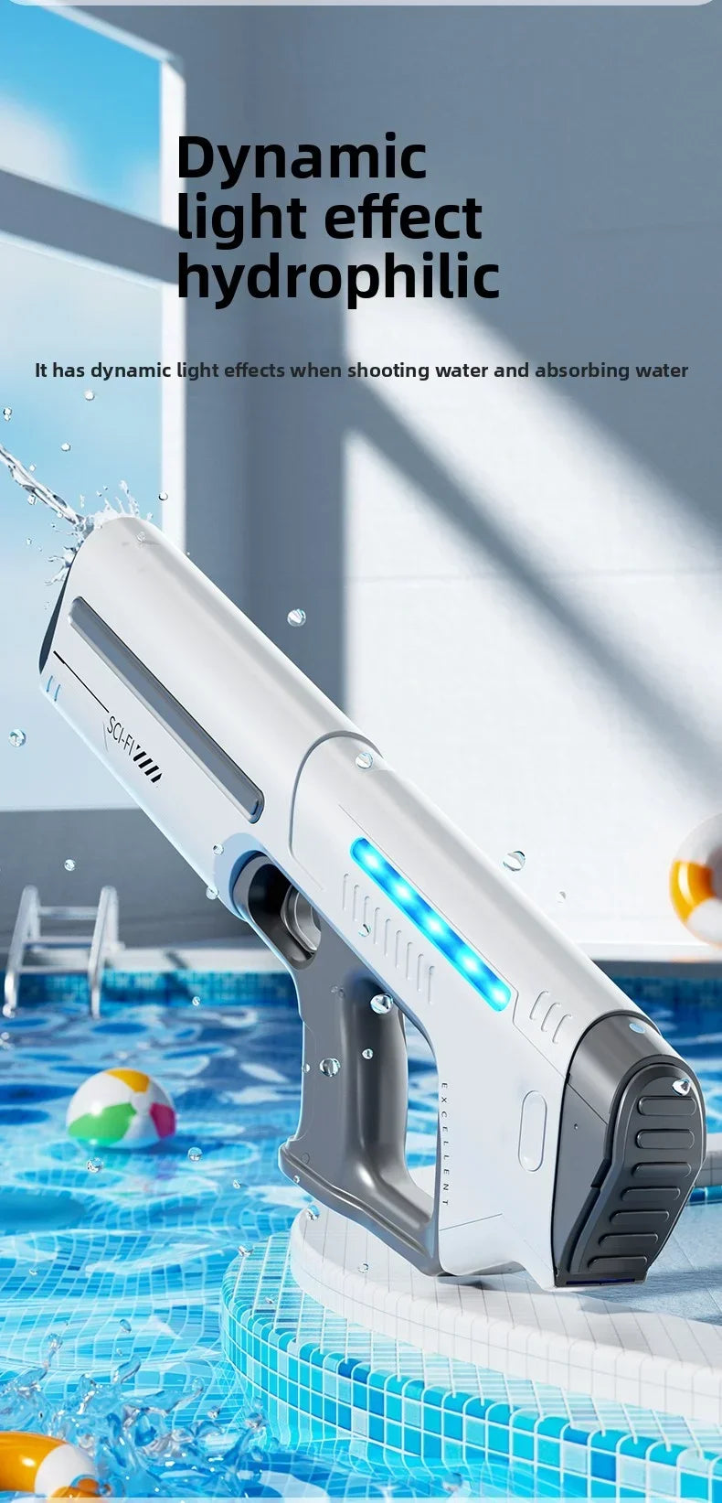 CowLost | product_id-childrens-large-capacity-fully-automatic-electric-water-gun-toy-for-outdoor-summer-fun |8