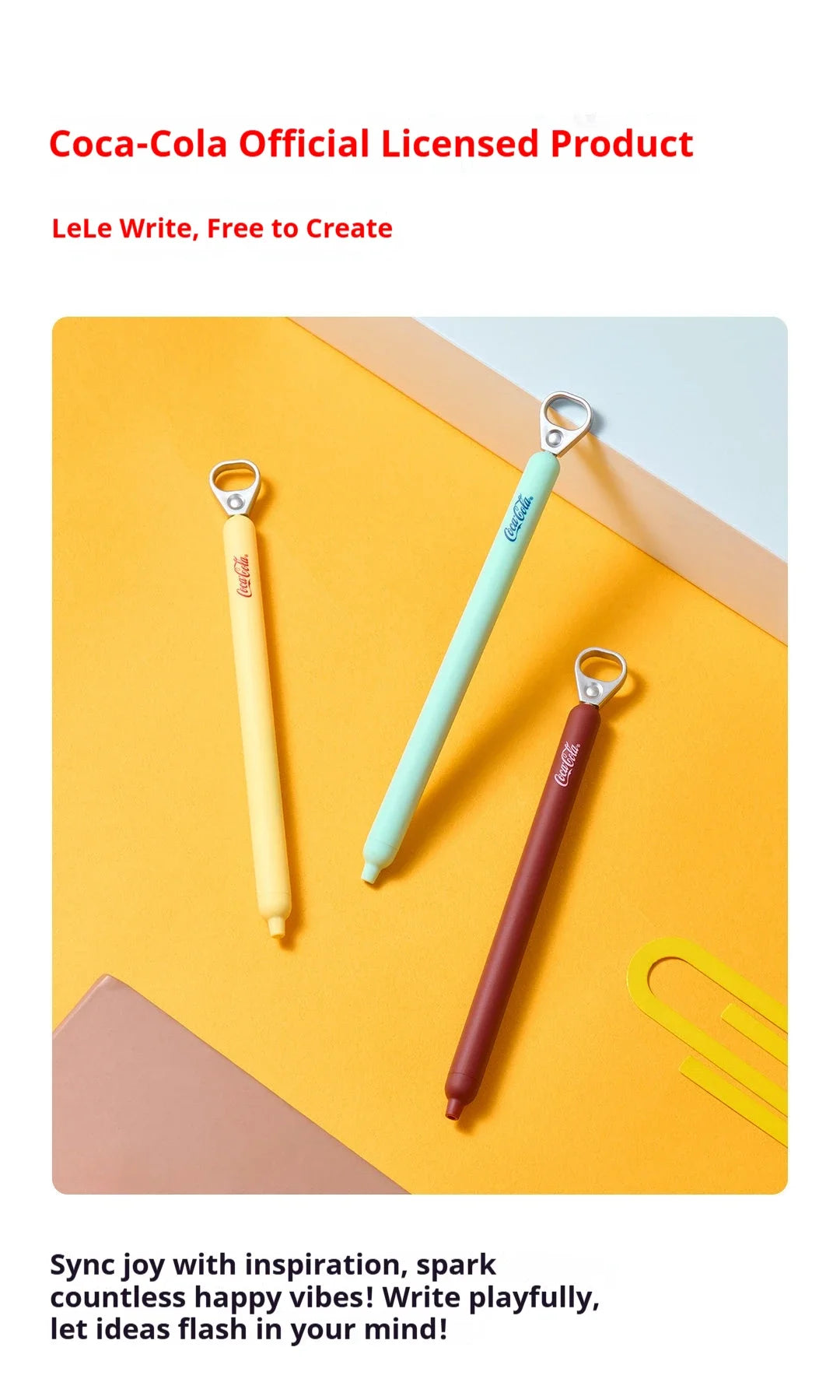 CowLost | product_id-kaco-coca-cola-limited-gel-pen-0-5mm-vintage-tone-barrel-with-creative-ring-pull-design-for-writing-focus |8