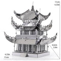CowLost | product_id-3d-metal-puzzle-yue-yang-tower-chinese-architecture-diy-laser-cut-model-kit |13