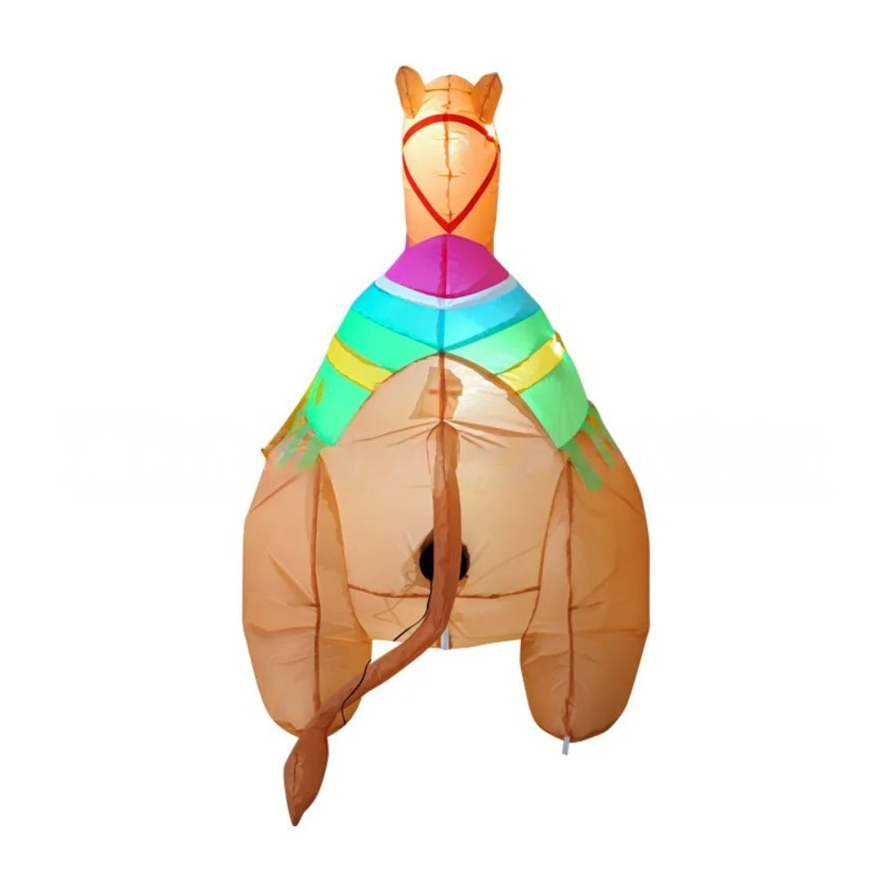 CowLost | 1-8m-6ft-ramadan-inflatable-camel-decoration-built-in-led-lights |6