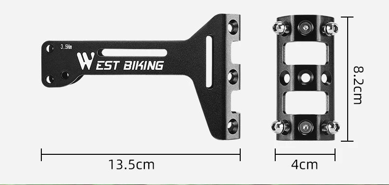 CowLost | west-biking-water-bottle-cage-extension-bracket-bike-saddle-rear-bottle-cage-adapter-seatpost-universal-bicycle-bottle-holder |10