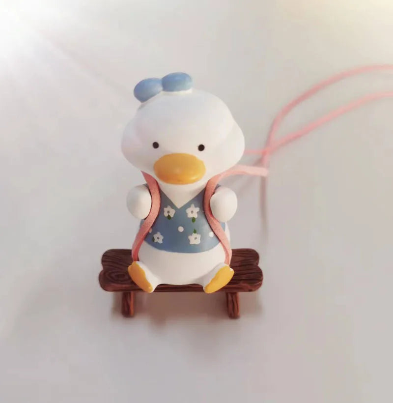 CowLost | product_id-gypsum-bowknot-duck-pendant-car-rearview-mirror-swing-gift |17