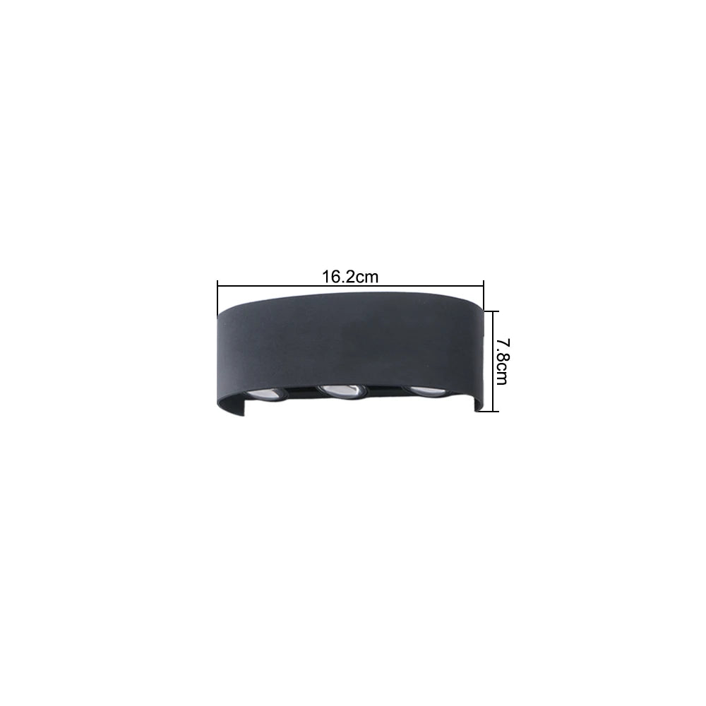 CowLost | product_id-led-wall-lamp-ip65-waterproof-up-down-light-indoor-outdoor-ac110-220v-plastic |17