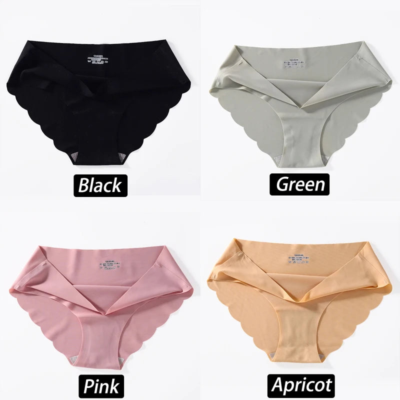 CowLost | activewear-pants-4pcs-seamless-silk-high-waist-briefs-for-women |35
