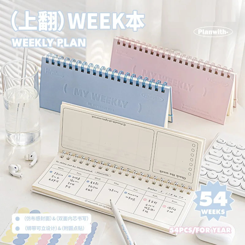 CowLost | product_id-planwith-weekly-flip-up-small-notebook-portable-horizontal-coil-notepad |3