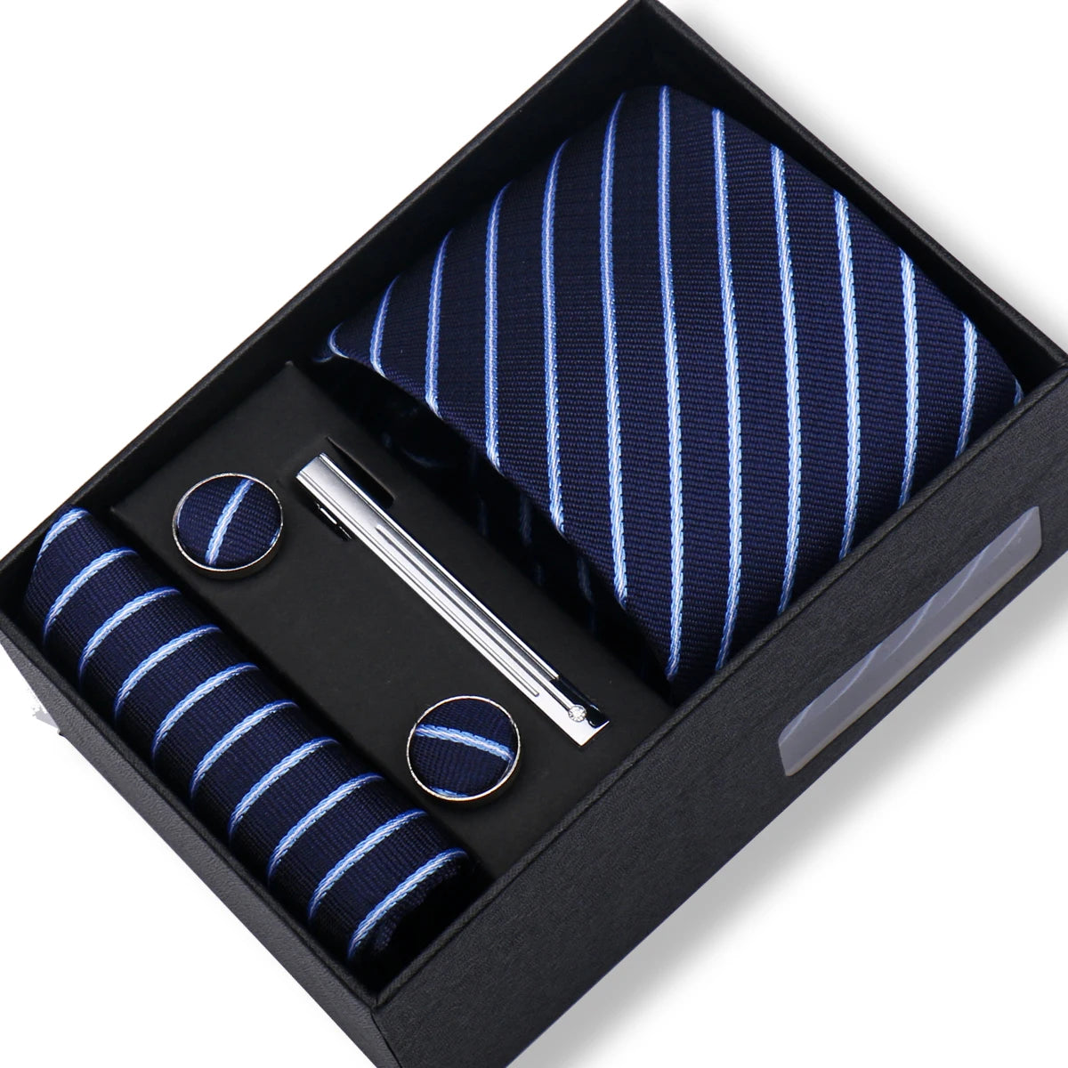 CowLost | tie-men-with-box-top-quality-business-ties-hanky-cufflink-set |53