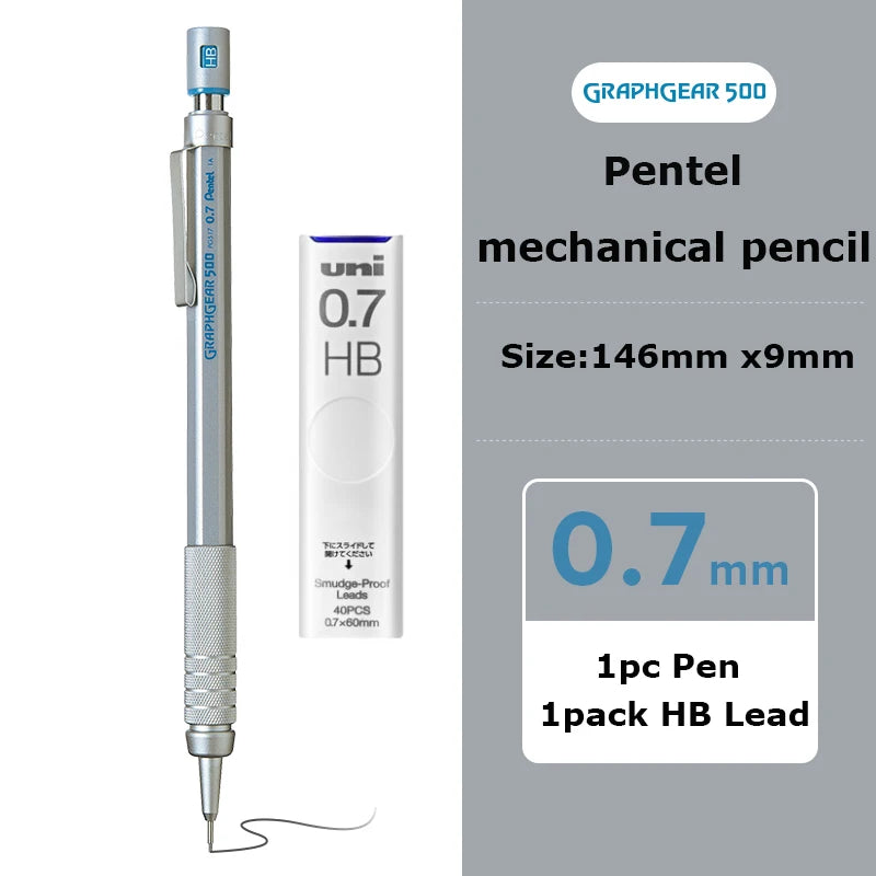 CowLost | product_id-japanese-pentel-automatic-mechanical-pencil-metal-head-0-3-0-5-0-7-0-9mm-for-writing-drawing-sketching |19