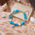CowLost | bohemia-sea-turtle-bracelet-for-women-starfish-seahorse-shell-pearl-adjustable-metal-chain-summer-beach-party-vacation-jewelry |10