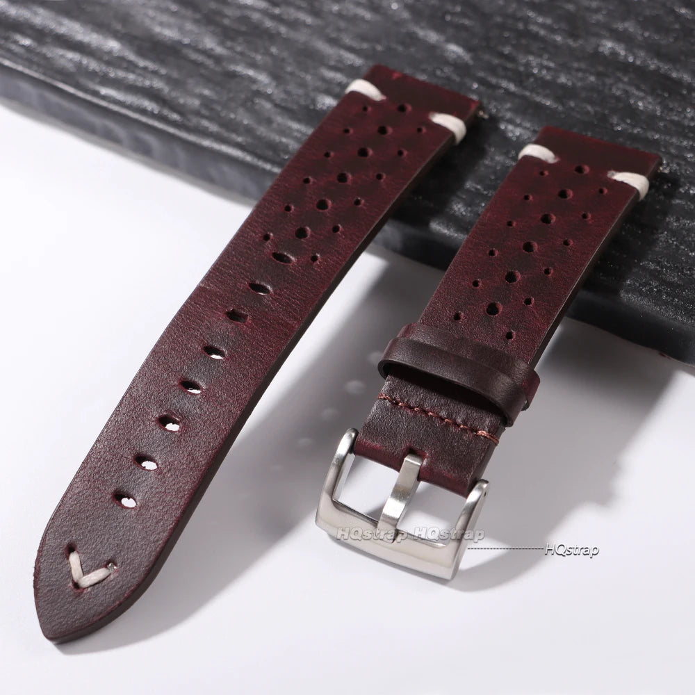 CowLost | product_id-breathable-retro-genuine-oil-wax-cowhide-leather-watchband-20-22mm-business-strap |11