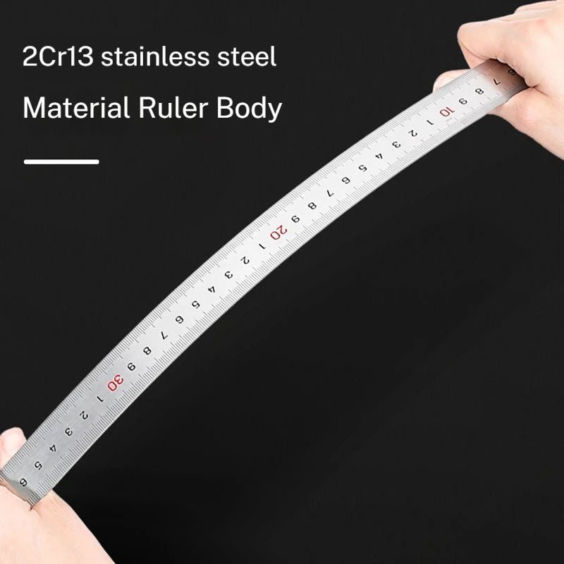 CowLost | deli-stainless-steel-ruler-for-students-and-woodworkers |2