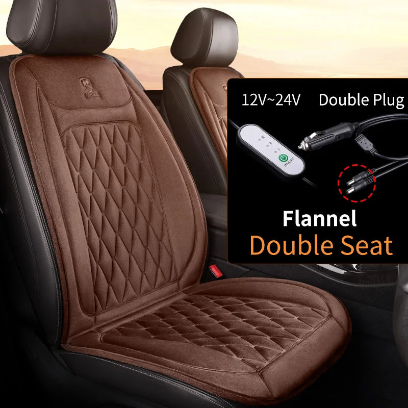 12-24v Heated Car Seat Cover 30'