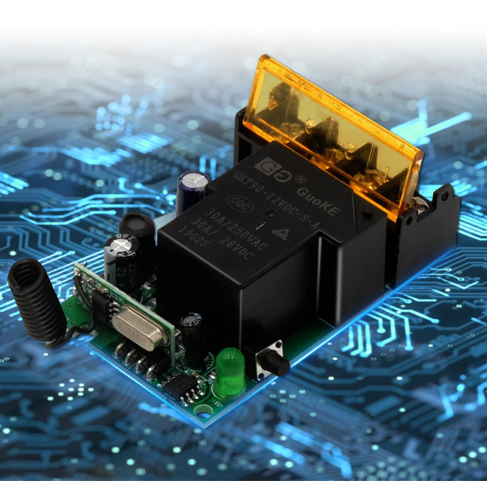 CowLost | product_id-433mhz-rf-wireless-remote-control-smart-switch-30a-relay-ac-75-220v-dc-9-72v-for-water-pump-motor-led |10
