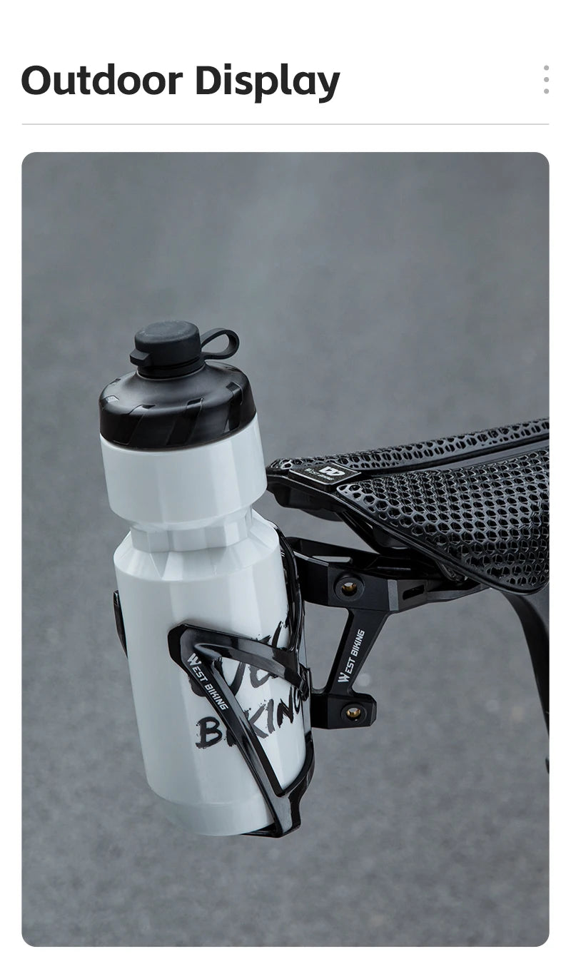 CowLost | west-biking-bicycle-water-bottle-cage-extension-mount-for-bike-saddle-single-double-bottles-holder-mtb-road-bike-accessories |16