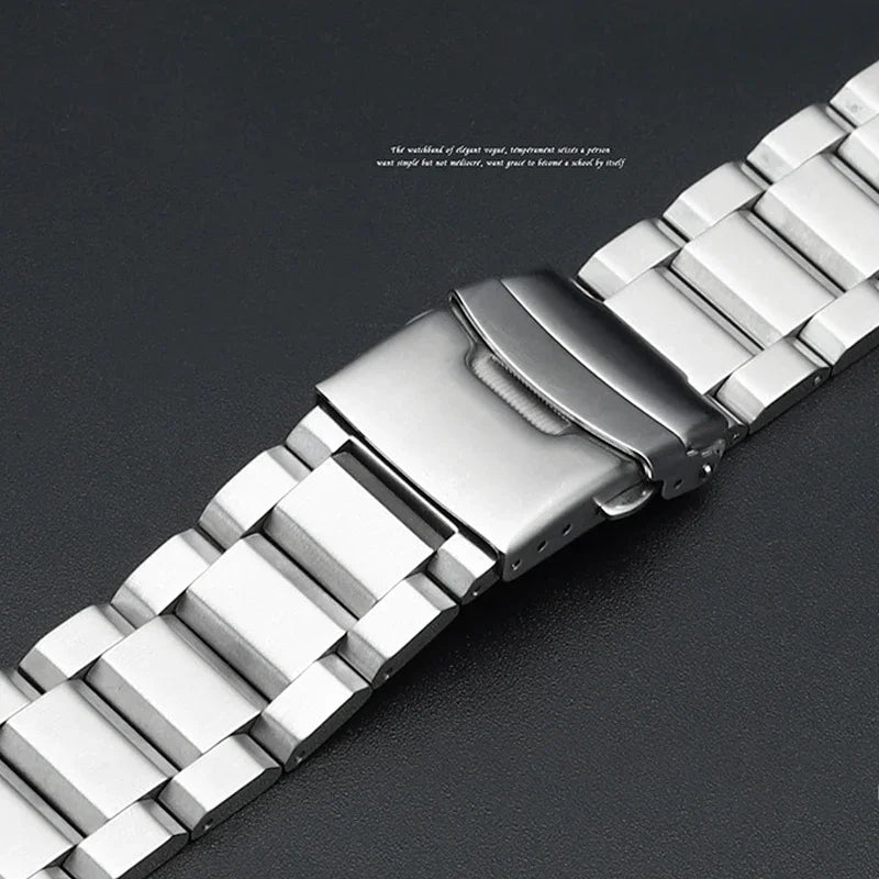 CowLost | product_id-stainless-steel-18-24mm-metal-buckle-strap-for-samsung-watch-3-huawei-watch-luxury-wristband |3