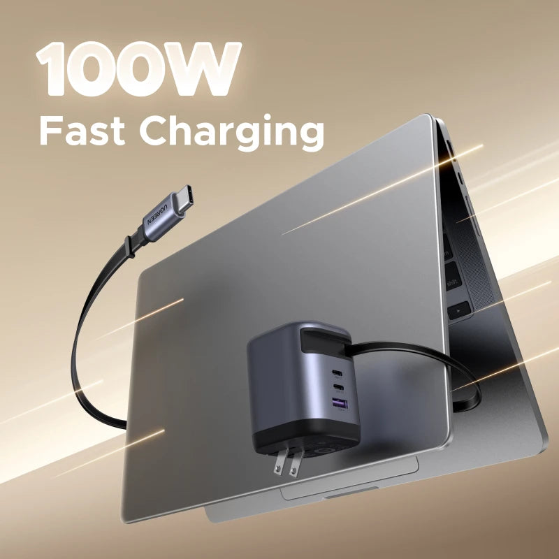 CowLost | ugreen-100w-65w-45w-gan-charger-with-retractable-usb-c-cable |3