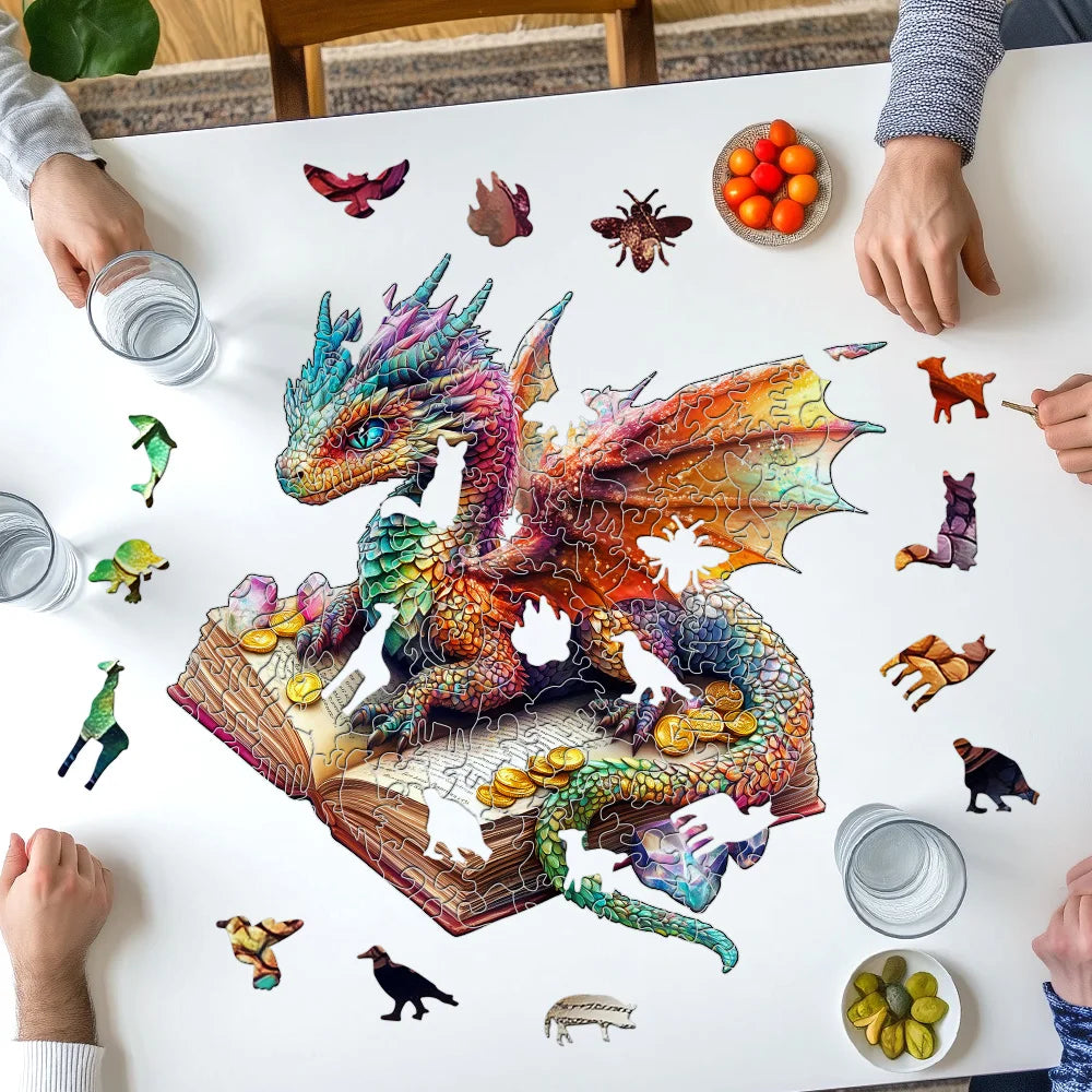 CowLost | product_id-dragon-wooden-jigsaw-puzzle-irregular-animal-shape-brain-game-stress-relief-gift-for-adults |4