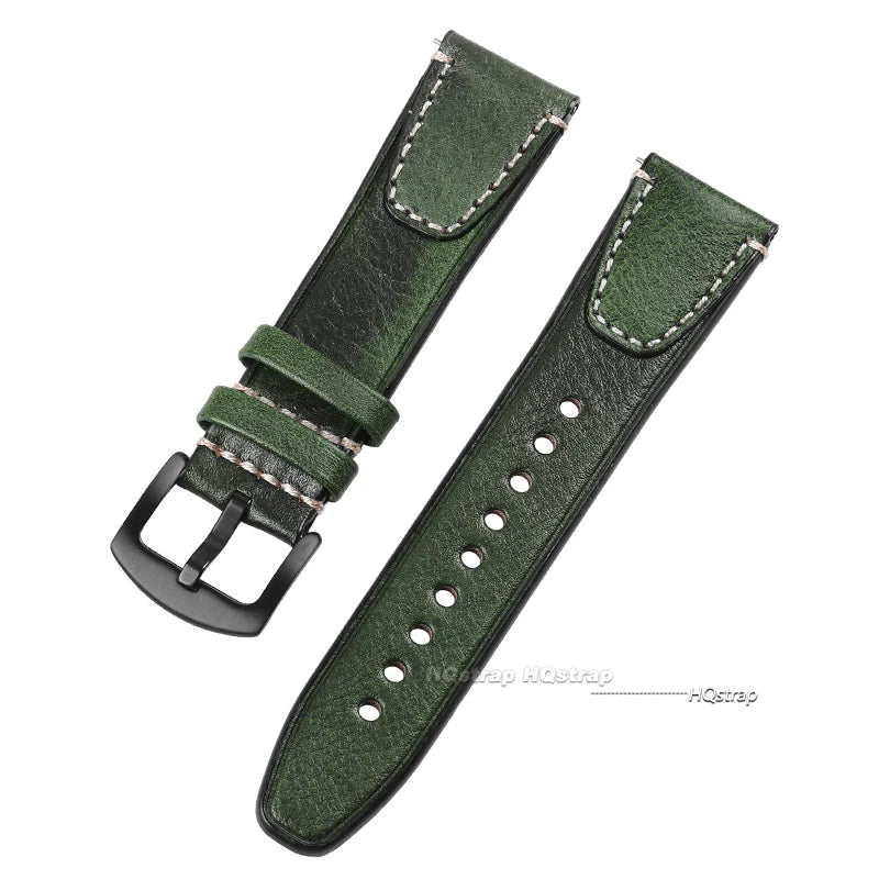 CowLost | product_id-18mm-22mm-retro-genuine-leather-watchband-with-stitching-for-tudor-seiko-rolex |18