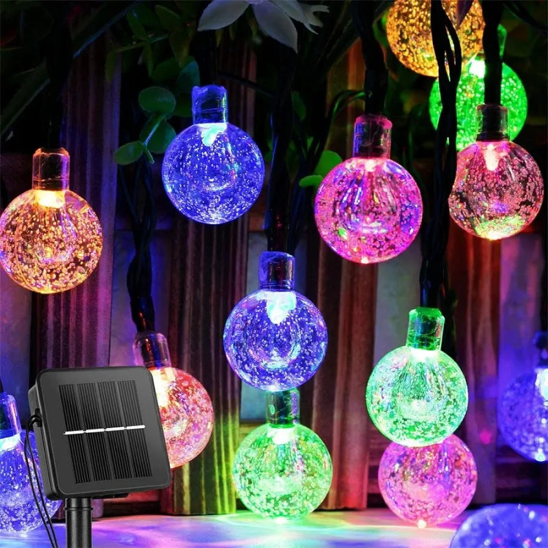 CowLost | product_id-solar-crystal-globe-100-led-solar-string-lights-for-outdoor-garden-party-decor |20