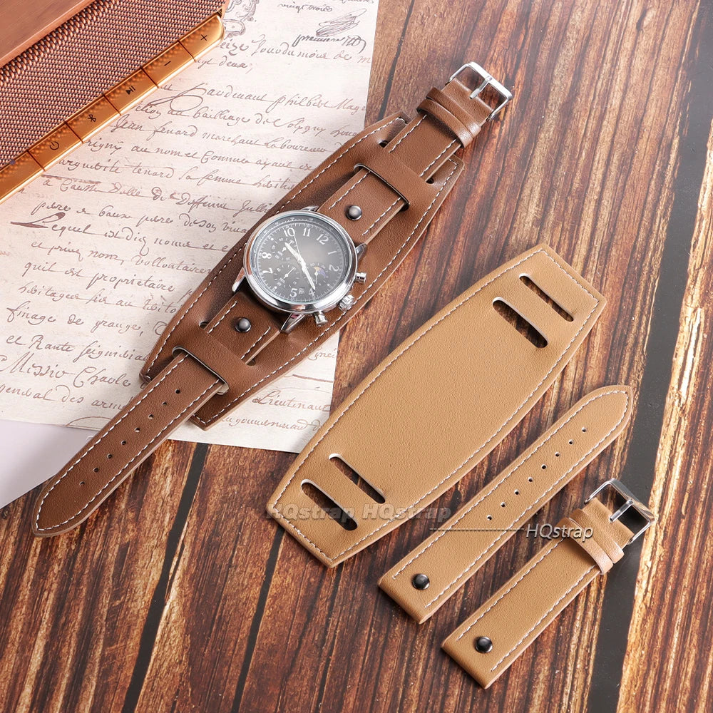 CowLost | product_id-vintage-pu-leather-watch-band-20mm-24mm-universal-replacement-strap |3