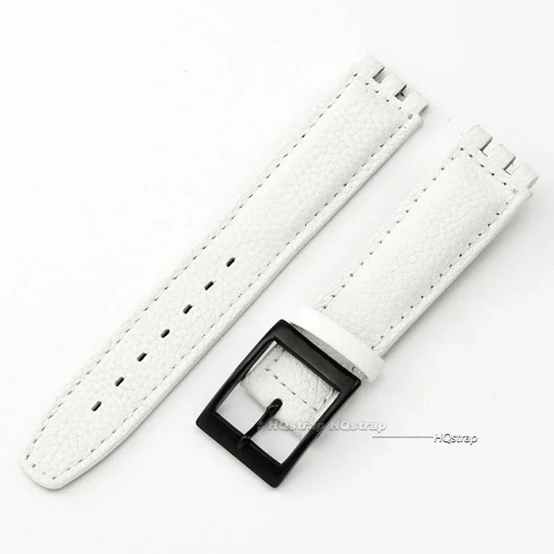 CowLost | product_id-17mm-genuine-leather-waterproof-sport-replacement-strap-for-swatch-watch |17