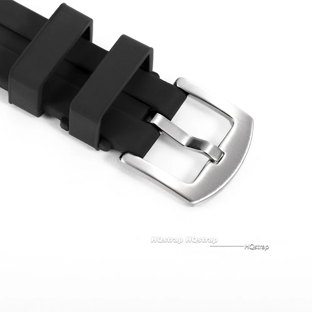 Big Size Long Silicone Wristbands 14+9cm for Seiko & Rolex 20mm 22mm Sport Watch Straps