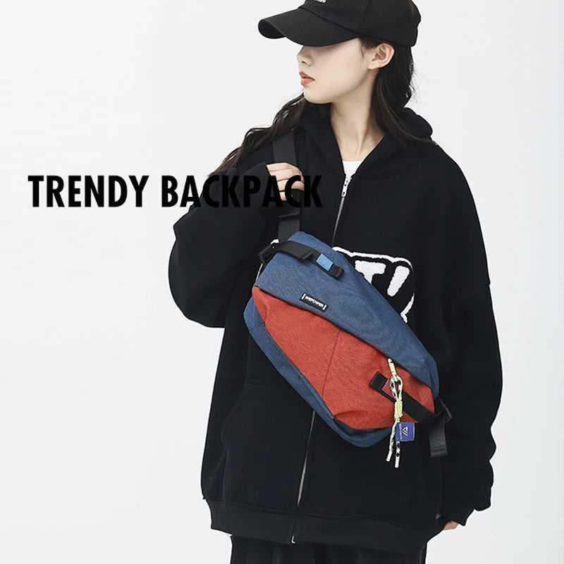 CowLost | uncategorized-high-quality-nylon-panelled-waist-packs-unisex-chest-crossbody-bag |5