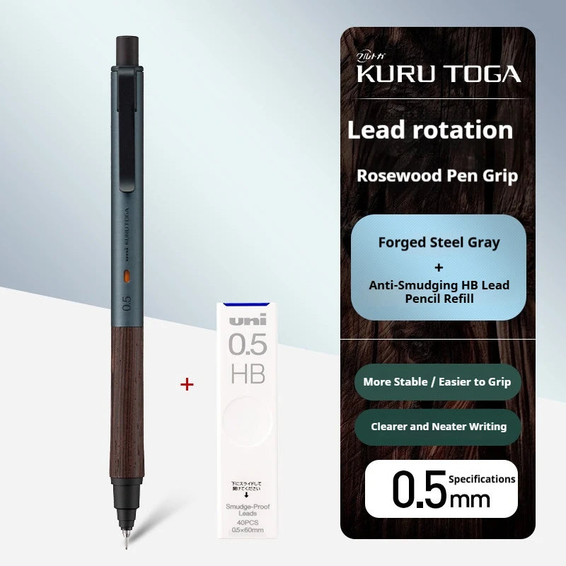 CowLost | product_id-uni-m5-kh-sunrise-orange-limited-kurutoga-0-5mm-auto-rotating-metal-mechanical-pencil-break-resistant |31