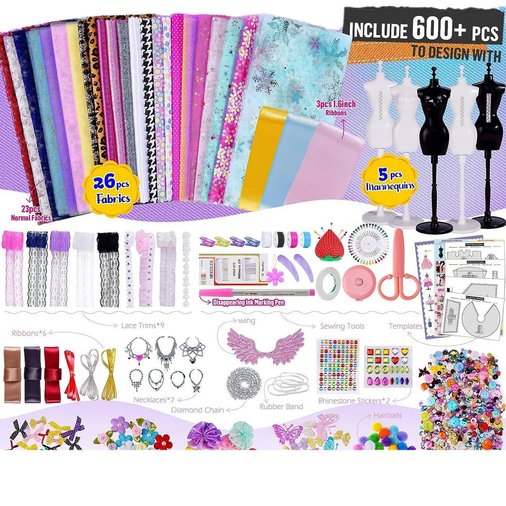 CowLost | product_id-diy-doll-clothes-craft-kit-for-kids-handmade-art-decoration-gift-set |5