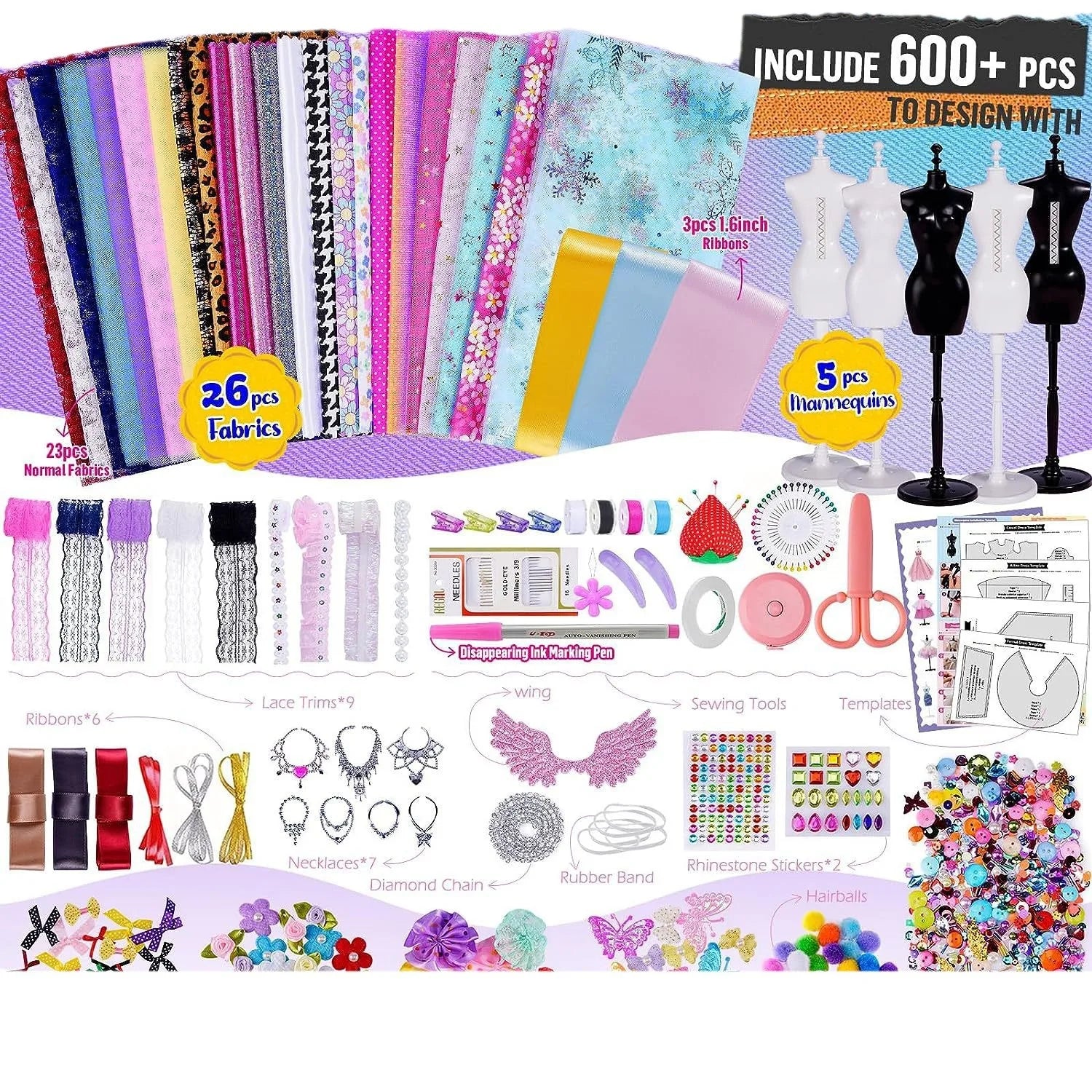 CowLost | product_id-diy-doll-clothes-craft-kit-for-kids-handmade-art-decoration-gift-set |5