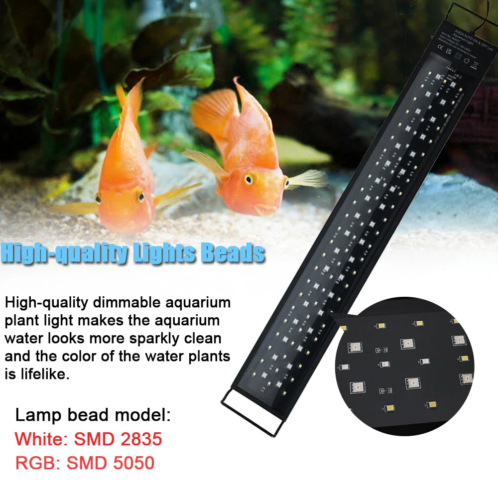 CowLost | toys-leewince-30-60cm-fish-tank-led-full-spectrum-24-7-lighting-ip68-waterproof |16