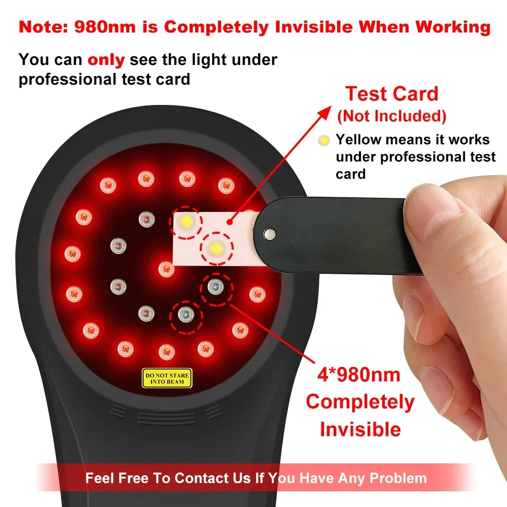 CowLost | cold-laser-chiropractic-treatment-660nmx16-810nmx4-980nmx4-knee-and-spine |11
