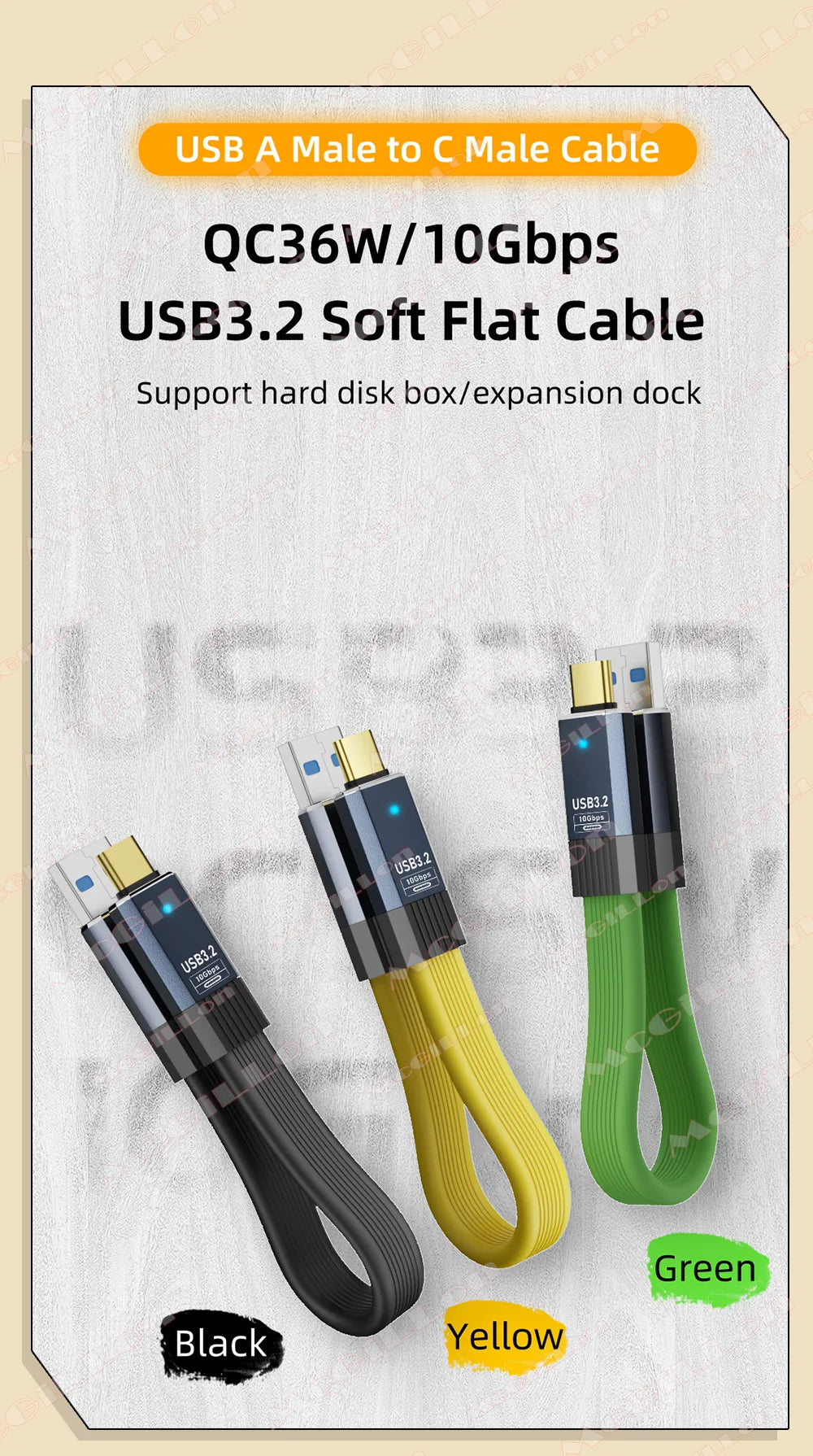CowLost | product_id-usb-3-2-10gbps-usb-a-to-usb-c-cable-3a-36w-qc3-0-fast-charging-for-samsung-nvme-android |2