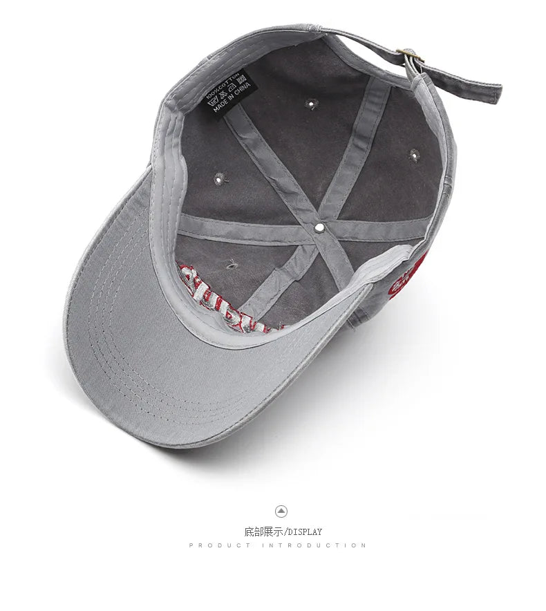 CowLost | baseball-cap-fashion-letter-embroidery-snapback-hat-vintage |14