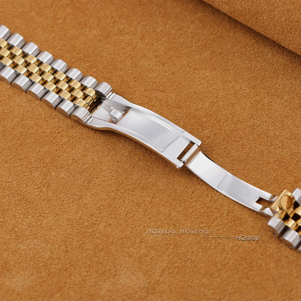 CowLost | product_id-curved-end-stainless-steel-jubilee-watch-strap-for-rolex-13-21mm-unisex-luxury-band |3