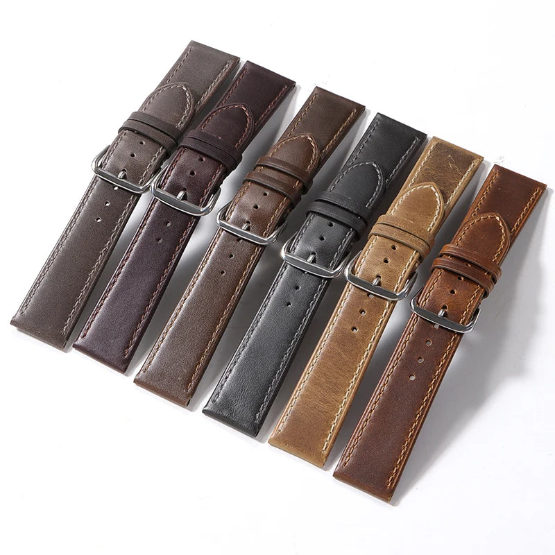 CowLost | bracelets-product_id-vintage-oil-wax-leather-watch-strap-pin-buckle-universal-cowhide-watchband-18-22mm |4