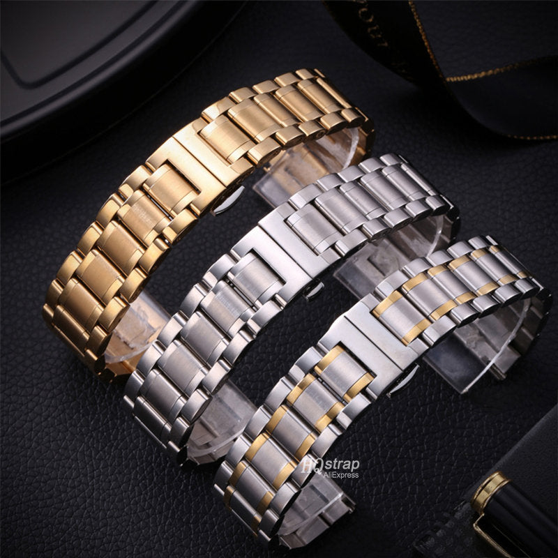 CowLost | solid-stainless-steel-watch-band-18mm-20mm-22mm-24mm-12-13-14-15-16-17-19-21-23-bracelet-universal-metal-strap-watch-accessories |11