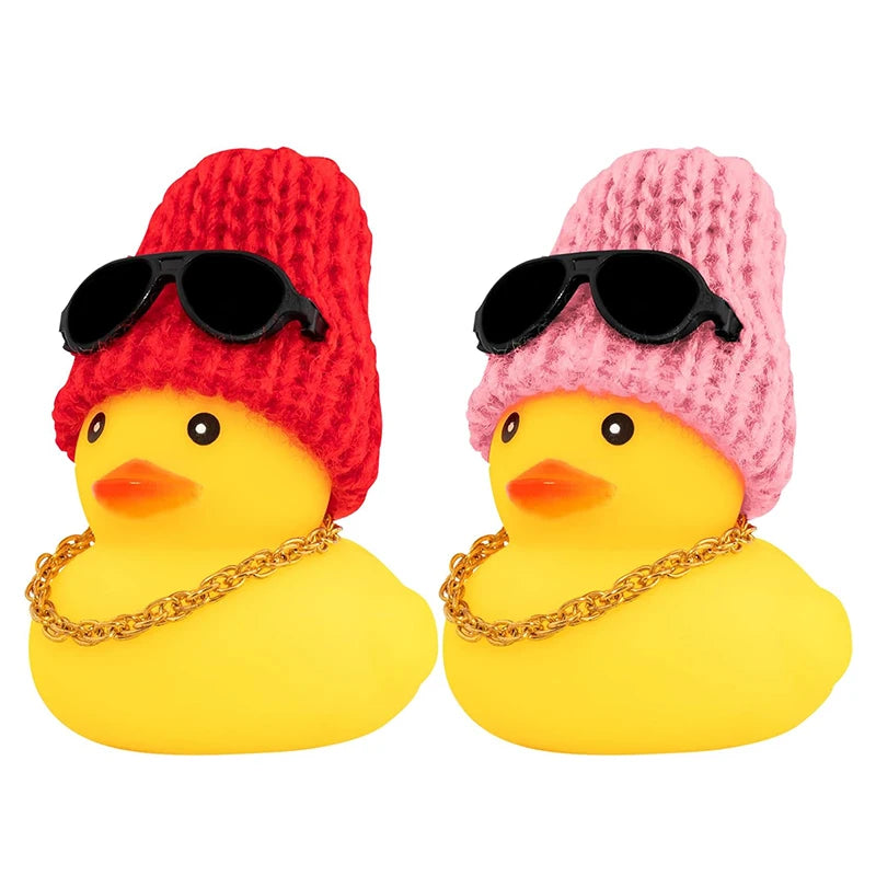 CowLost | product_id-2-pack-yellow-rubber-duck-christmas-car-dashboard-ornaments |24