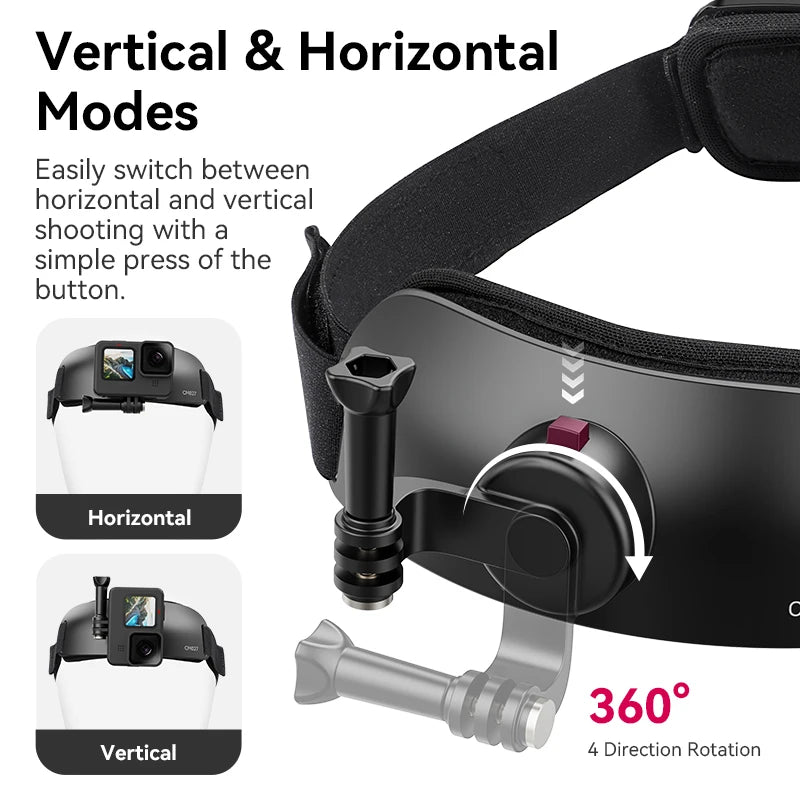 CowLost | ulanzi-head-strap-mount-for-action-camera-smartphone-gopro-12-11-10-9-8-7 |3