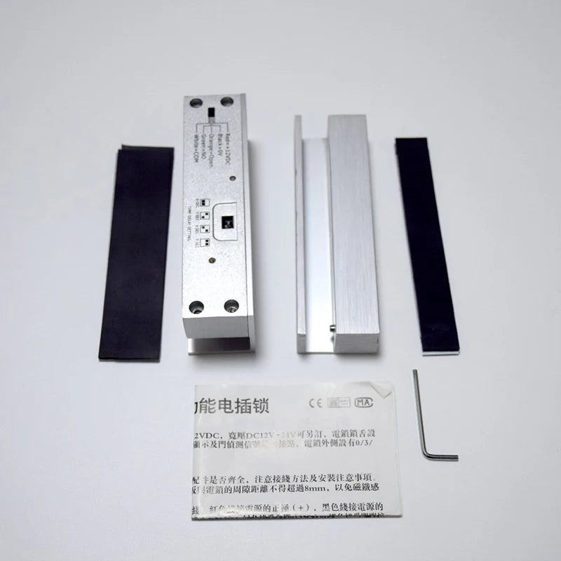 CowLost | locks-keys-product_id-dc12v-frameless-glass-door-electromagnetic-swing-lock-with-timer-delay-drill-free-installation |3