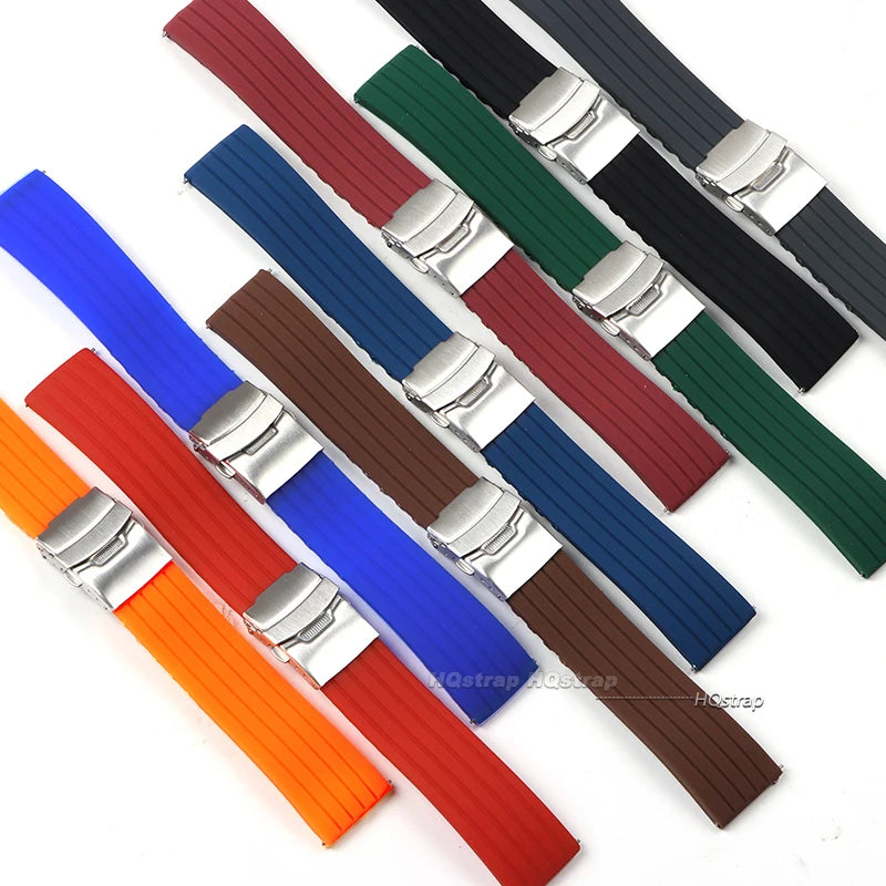 CowLost | product_id-silicone-rubber-watch-strap-with-deployment-buckle-18-24mm-for-omega-seiko-sport-watches |9